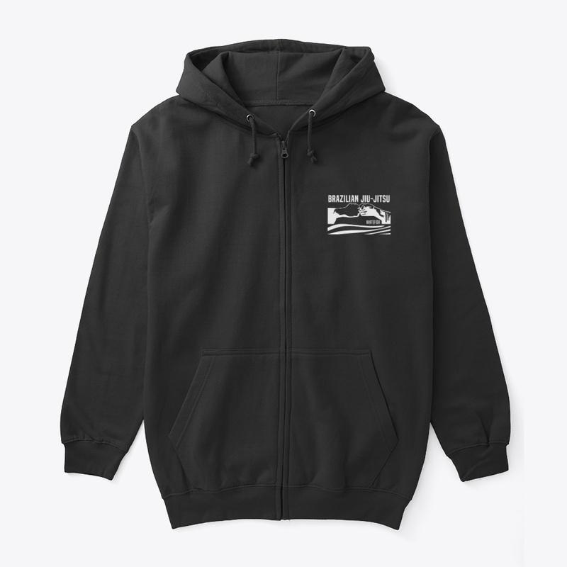 Unisex Zip Hoodie (White Logo)